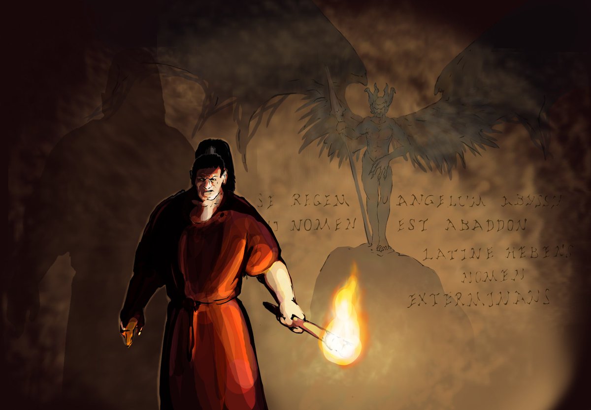 Master_Alarm's tweet photo. A king, the angel of the bottomless pit; whose name in Hebrew is Abaddon, and in Greek Apollyon; in Latin Exterminans.

— Revelation 9:11, Douay-Rheims Bible

#masteralarm #warhammer #warhammer40k #wh40k #abaddon #abaddon_the_despoiler #wh40k_art https://t.co/VYxcRU7Rg5
