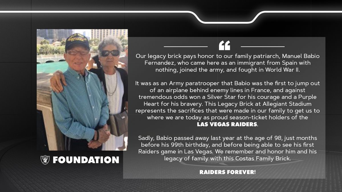 Raiders Foundation tweet media