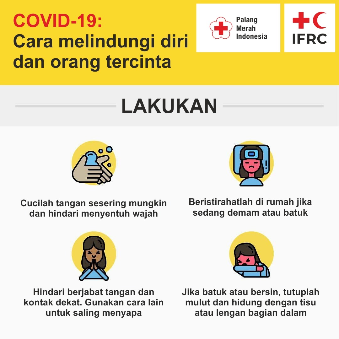 PMITUBA's tweet photo. Tak ingin orang tercinta sakit? Inilah harus kamu lakukan untuk melindungi orang tercinta dari #CoronaVirus .
Mari pelajari informasi yang tepat, lakukan langkah2 #CegahCovid19 dan bantu orang disekitarmu yang membutuhkan bantuan.
Jaga selalu keshtan ya sahabat PMI.
#PMISiapBantu https://t.co/RGJ3Mkfsc9