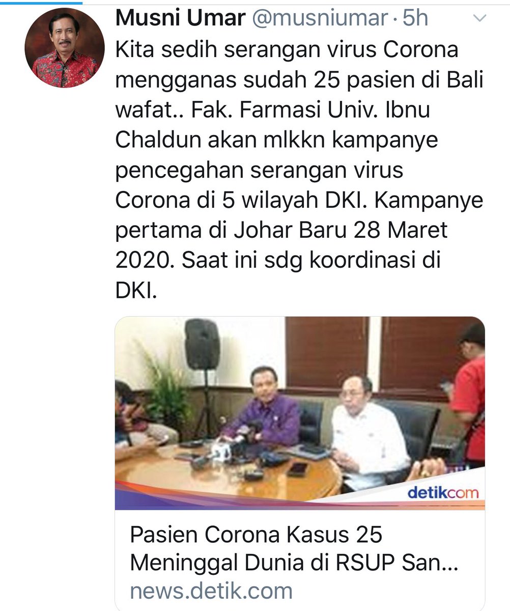 maman1965's tweet photo. Maaf Pak @musniumar , saya sangat menghormati ilmuwan, tetapi tidak terhadap Bapak. https://t.co/Au4X4k8Vvq