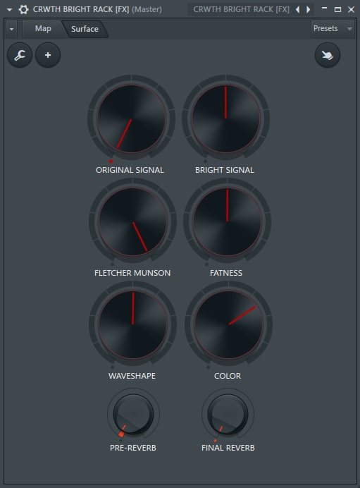THREATxCO's tweet photo. ⚠️ THREAT FL RACKS [0.1 UPDATE] ⚠️

- New "Pre-Reverb" Knob that controls the reverb prior to distorting/saturating.
- New more compact design to fit smaller screens. https://t.co/UGrRgyL2SF