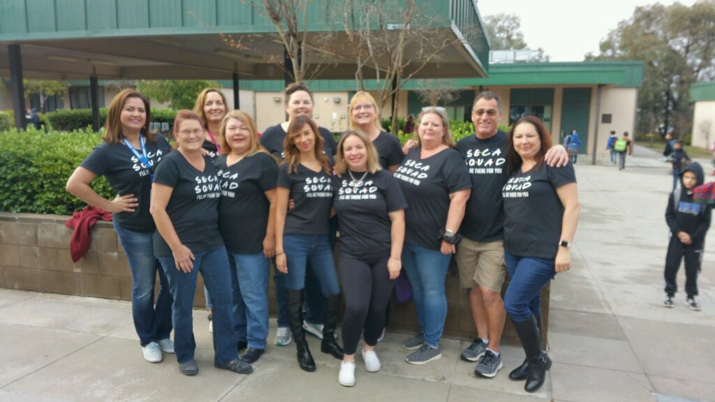 mrsjennmo's tweet photo. We couldn’t get through a day without them! #secasquad #illbethereforyou @RanchoWallc @CajonValleyUSD @henryjenine https://t.co/0jOUhmFJCH