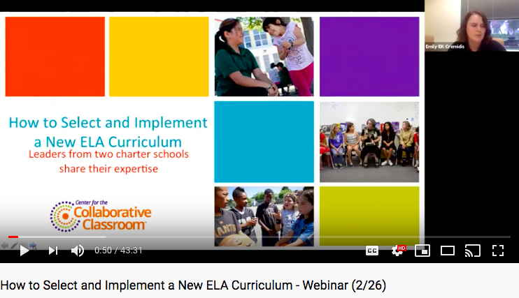EmilyCremidis's tweet photo. Charters, are you looking to adopt and implement an ELA curriculum? In this archived webinar from @CollabClassroom representatives from KIPP Bay Area Public Schools & Education for Change Public Schools chronicle their process.
https://t.co/TMQ6kddxED
#kipp #efcps https://t.co/jCjPoqN1Ro