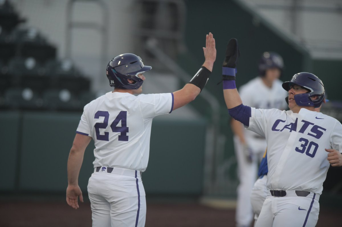 .<a href="/Dom_Hughes19/">Dom Hughes</a> with a two-run, two-out single to get the Cats on the board in the bottom of the second. 

#KStateBSB 2, SDSU 0