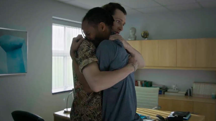 baroblik's tweet photo. « J'touche, c'est vrai, j't'un gars de même! Quand j'ai de l'affection pour quelqu'un, je touche pour le montrer. - Ben ton affection, garde-la pour toi, OK! J'en ai pas besoin, moi. - Oui, ben moi, oui! » - David + Yohann. #Clahs #ClashVrak @trudeau_michel @vraktv https://t.co/lM9BGyn5hJ
