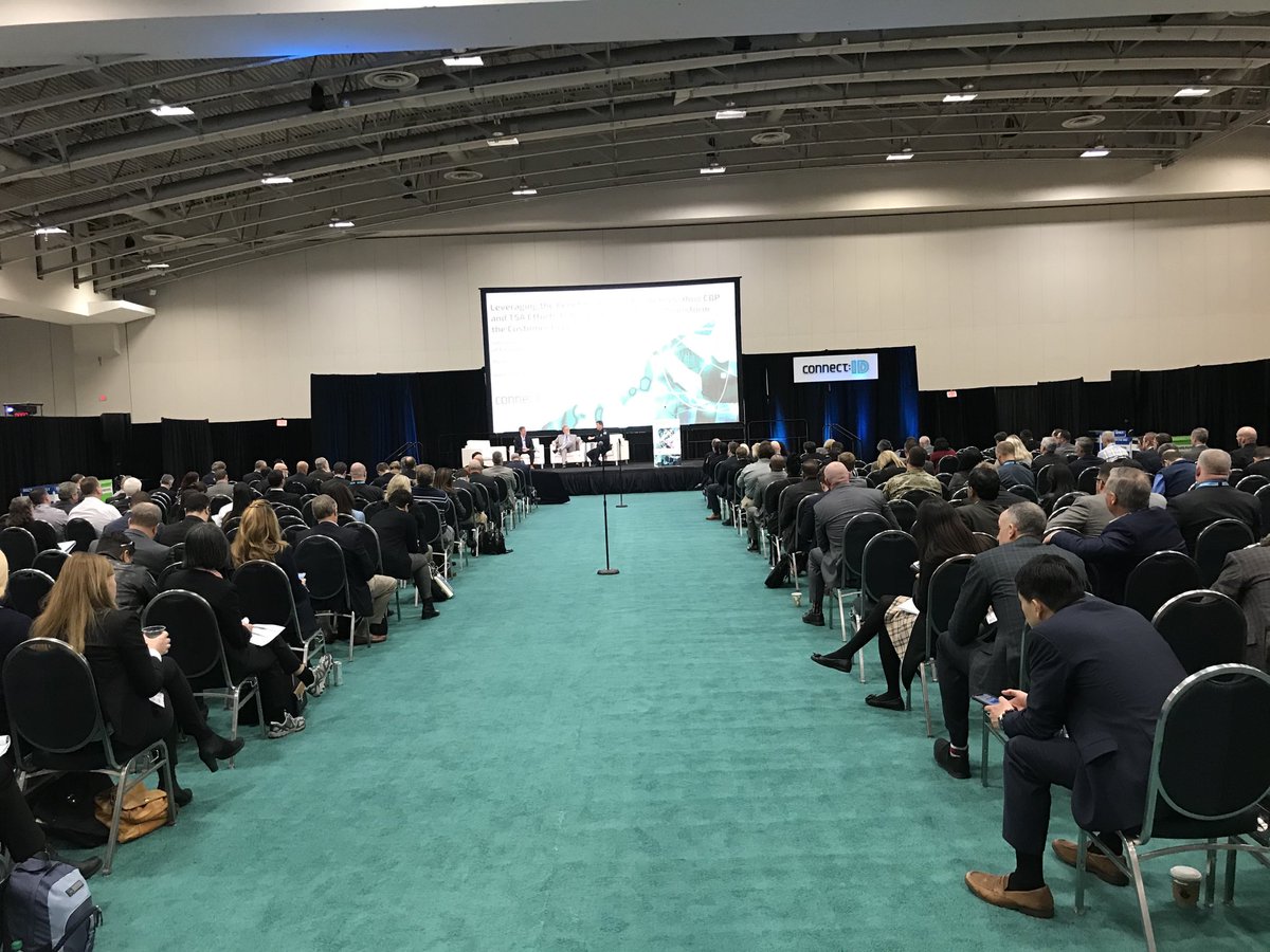chrisrunde's tweet photo. Great talk! Our #biometric leaders from #CBP and #TSA are driving the #seamlesspassenger experience at #ConnectID2020. #aviation #innovation #government ⁦@RossBaruzzini⁩ https://t.co/63KrdrY44e