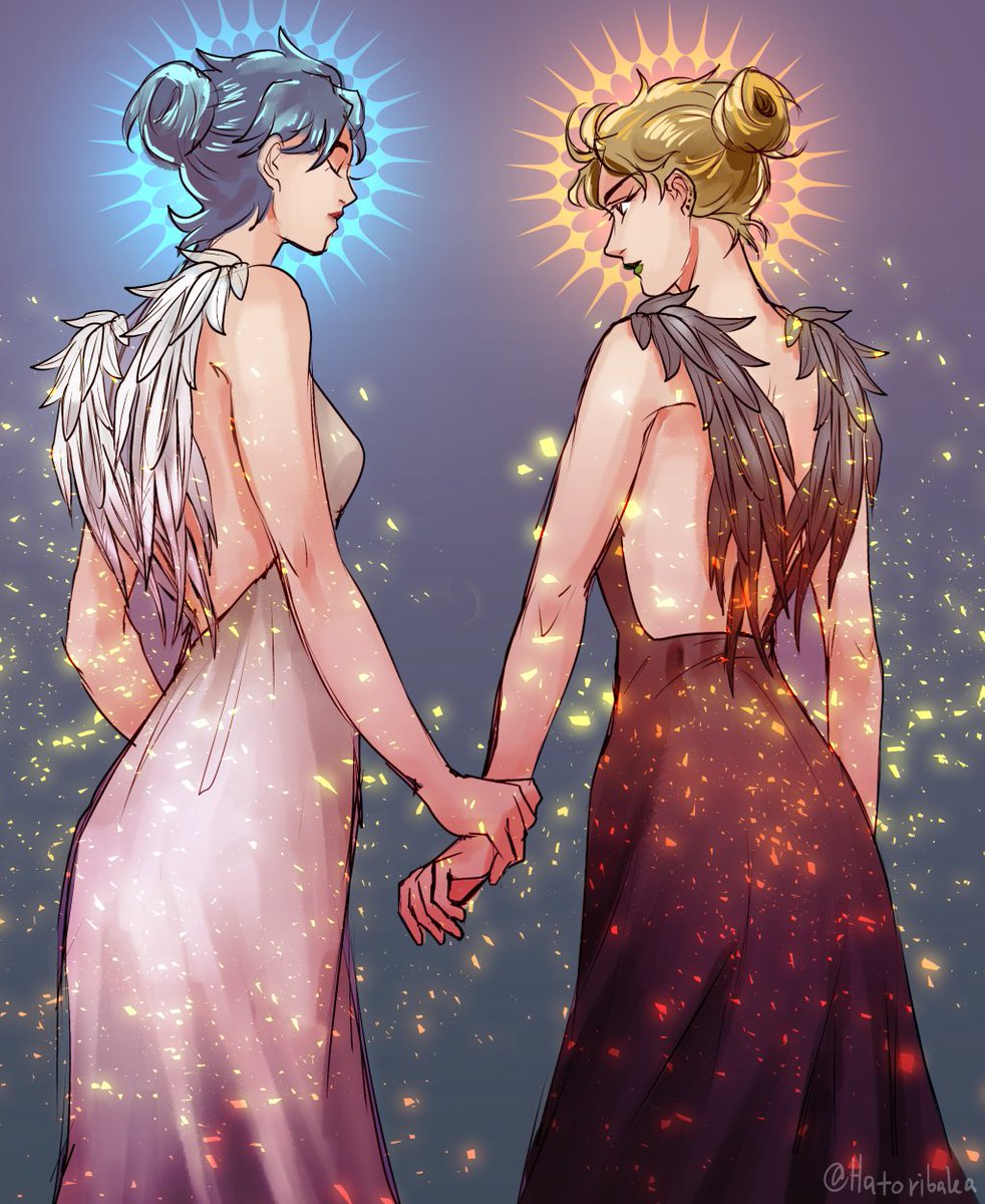 hatoriisbaka's tweet photo. ANGELS 😇
#DioJona #JonaDio https://t.co/nXOtAbbfBs