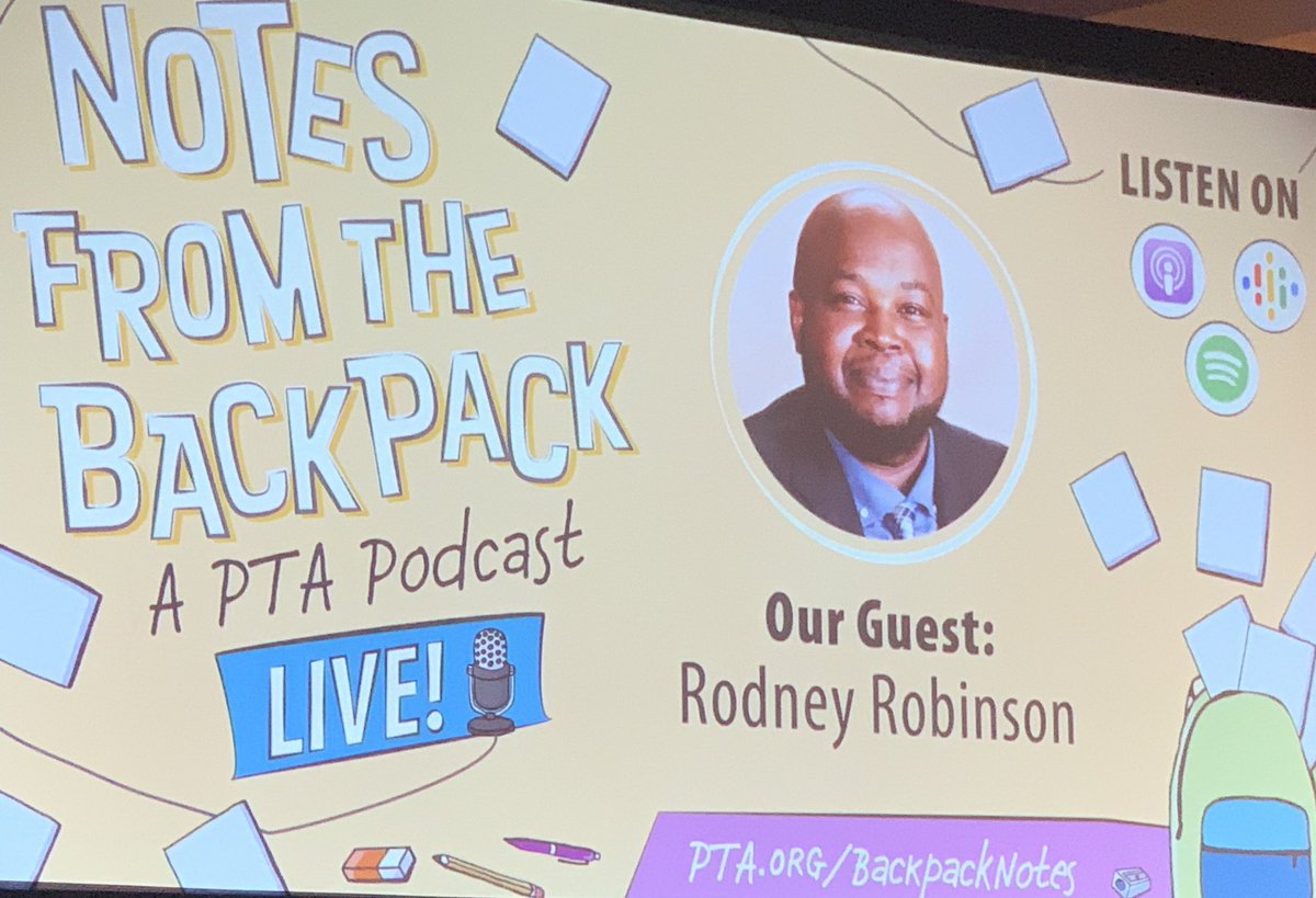 cphgreen's tweet image. Great conversation with teacher of the year ⁦@NationalPTA⁩ #NotesFromTheBackpack #PTA4Kids