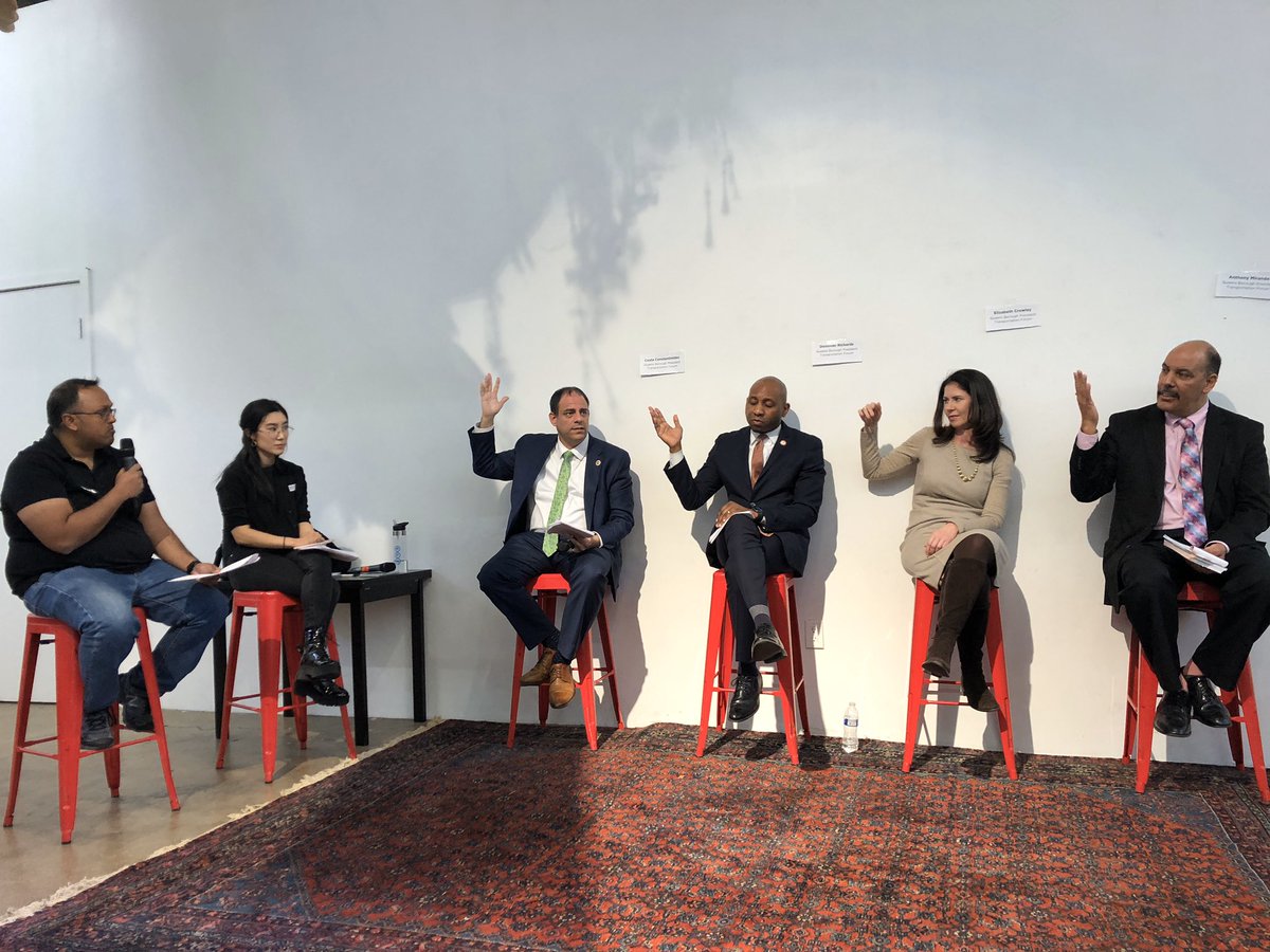 VlissingenVan's tweet image. “Will you add a question to the #communityboard application to ask prospective members what modes of transportation they use?”

Yes all around from the #QueensBP candidates!