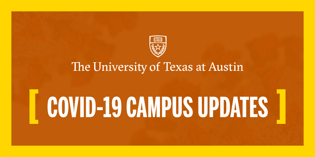 UTAustin's tweet photo. CORONAVIRUS UPDATE (1/18):

We're extending spring break for students by one week in response to the spread of COVID-19.

Classes will resume on campus on Monday, March 30, and students should plan on returning prior to that date. 

https://t.co/xbofw48Xbd https://t.co/MeEsxxKexn