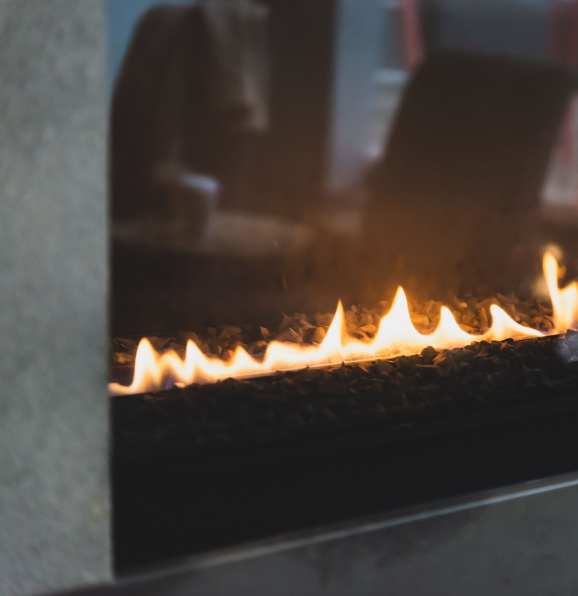 Make it a cozy night inside with a fire and a good book to read!