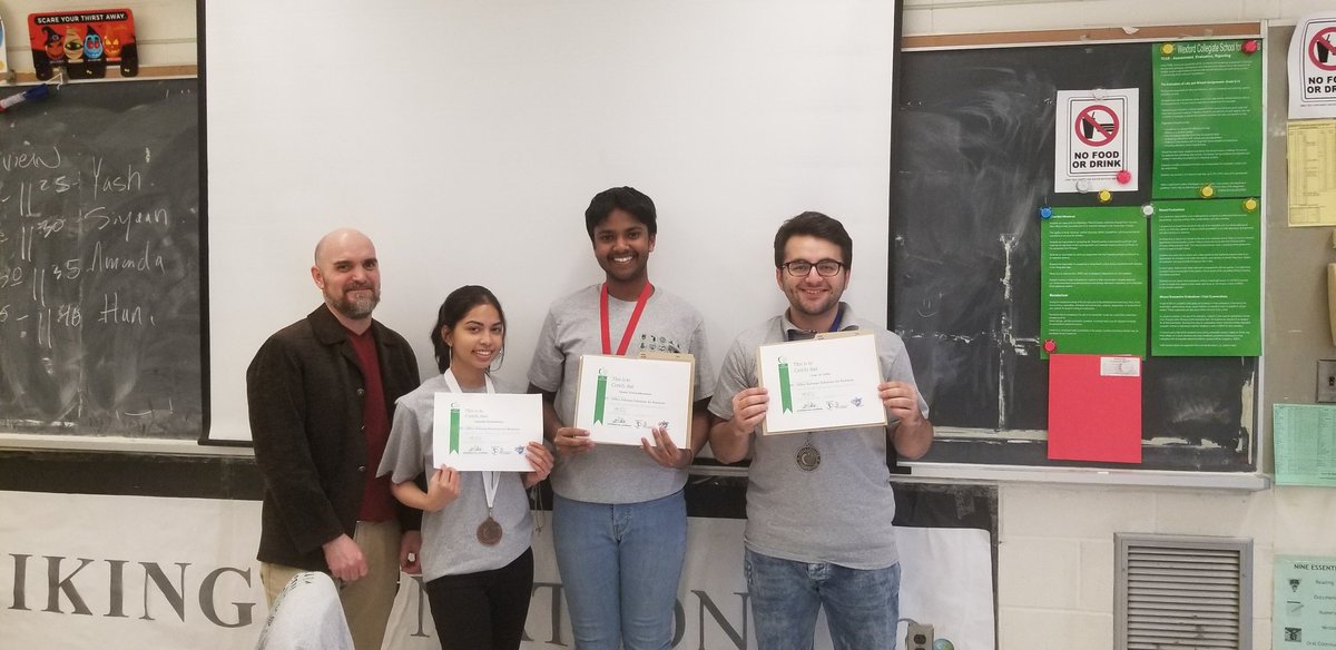 Yeah all three will be going to the Ontario skills competition representing Toronto East. Congrats