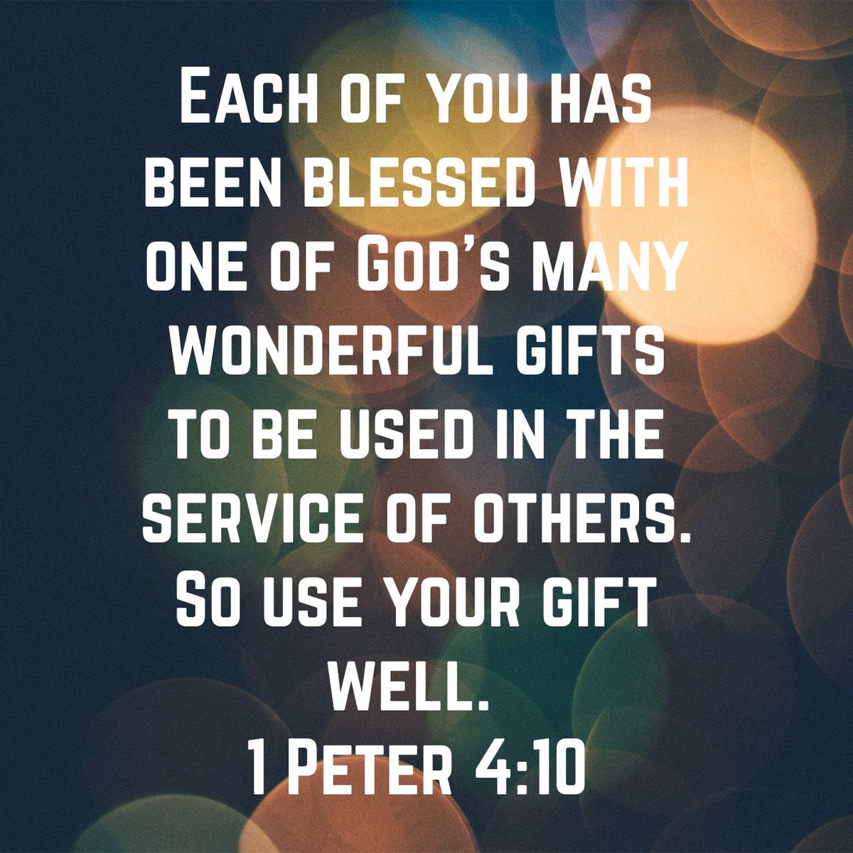 girlieDrummerK's tweet image. God's gifts are not awards. 
They're given to make us better servants of others. 

#servolution 
#BVD