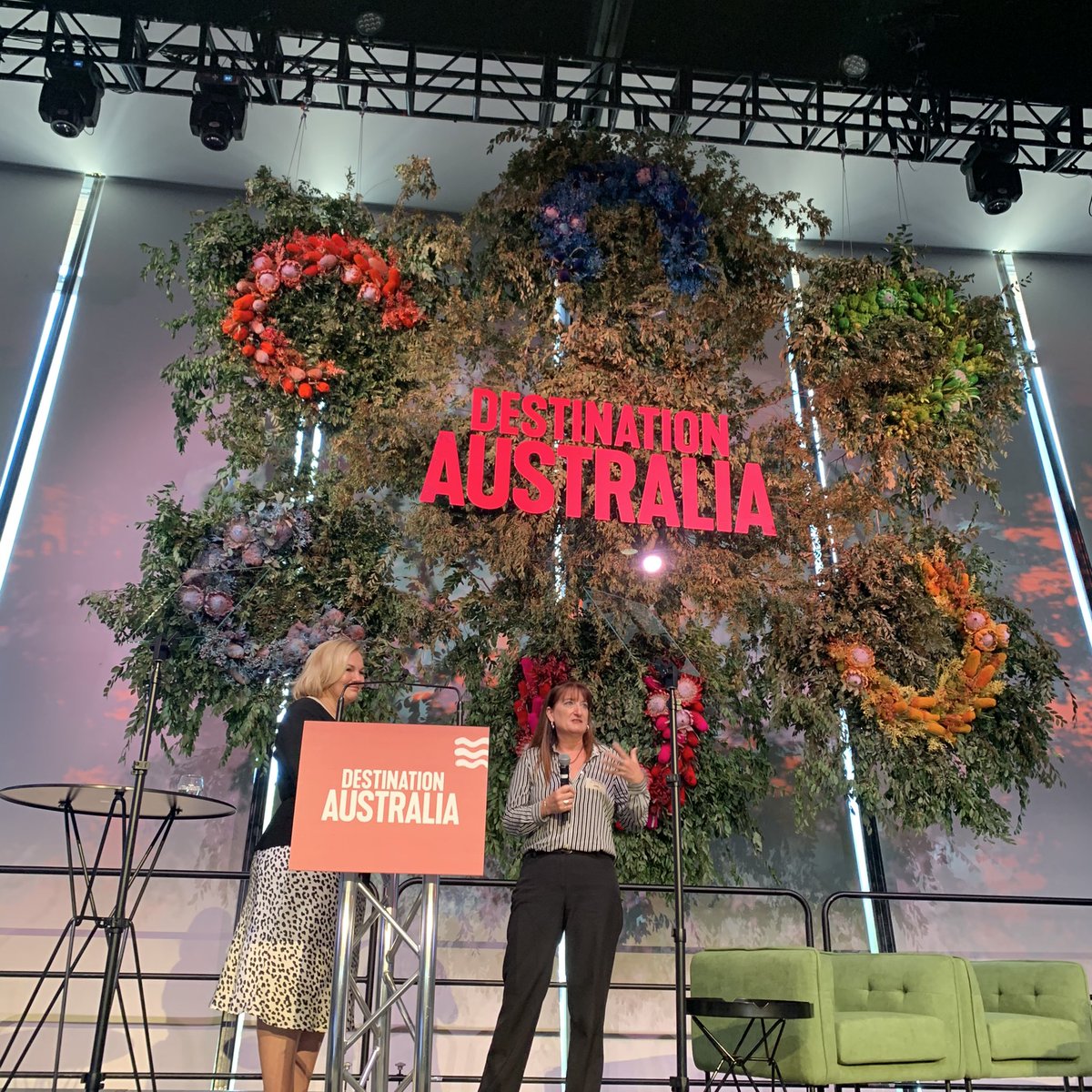 deannavarga's tweet photo. Babalone Shire’s brains behind the @BalonneSc #matesong talks to #DestAus20 #Conference on their incredible campaign and humour @TourismAus #resilience #recovery #regionalaustralia #balonneshire https://t.co/JluEuJuXuD