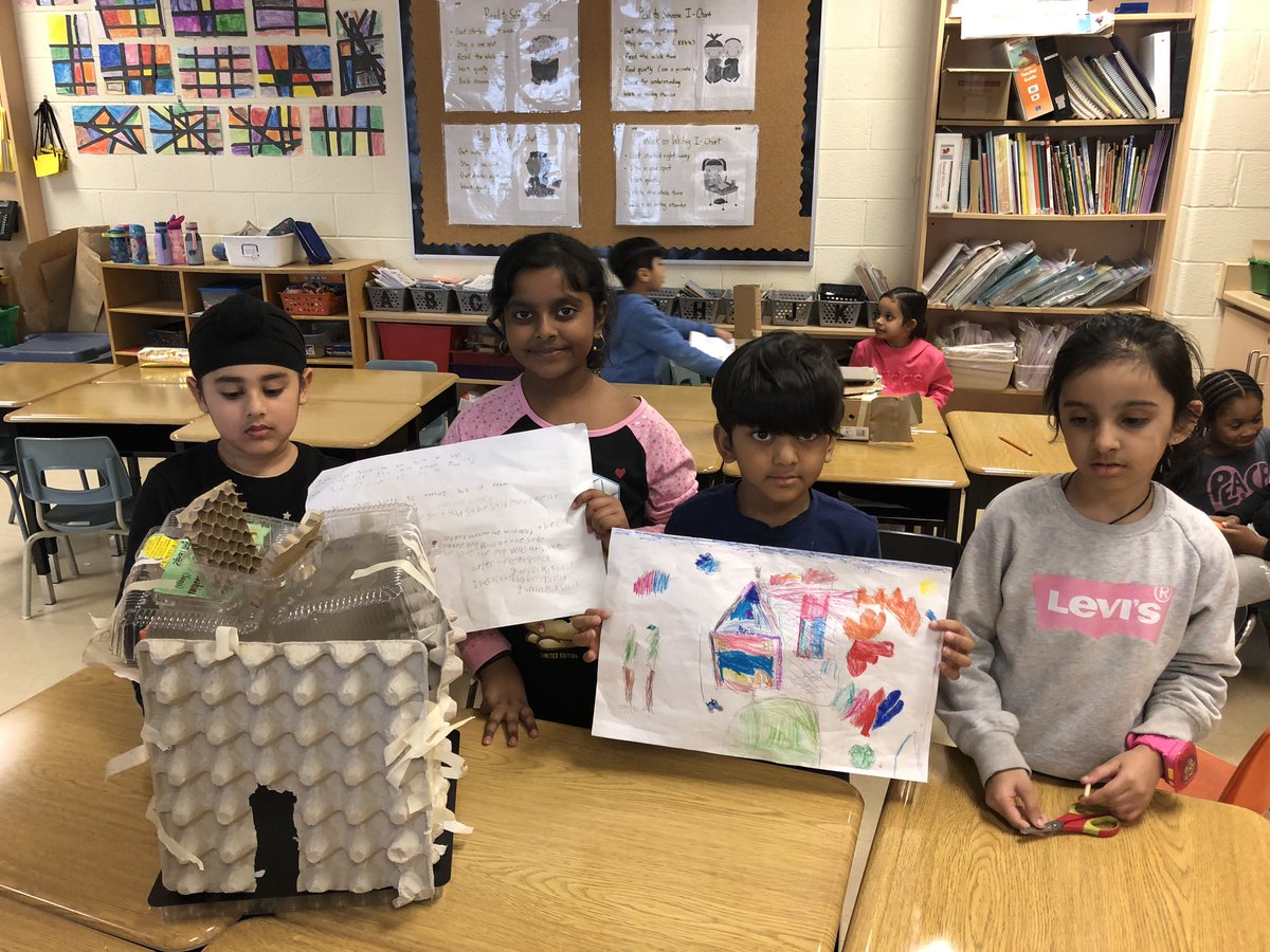 mstu_ng's tweet photo. We finished writing our story and  drawing our illustrations and reinforcing our houses today. We even tested our structures to see if they were stable. Turns out that the house built out of plastic surveyed the test! https://t.co/loDVPptEc8