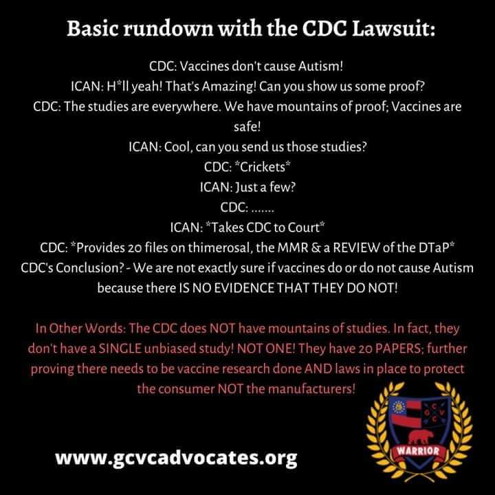 GAVaccineChoice's tweet photo. Want to learn more about the latest win against #HHS?  Read the  autism complaint here: 

https://t.co/2yXh8Uc3e0

Then read the stipulated order:

https://t.co/vqKjOt0SAq

#DoctorsSpeakUp #Autism #ICANvsCDC https://t.co/8HMXgWXhEI