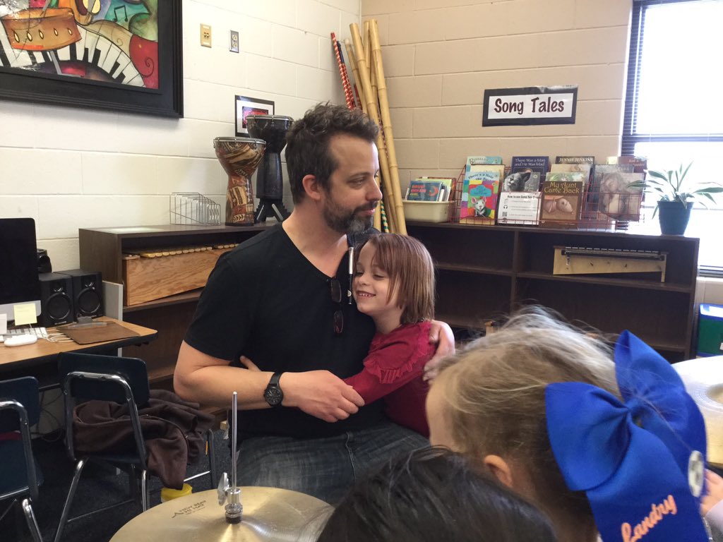 Turn the beat around:  Featuring Lizzie’s dad, Mr. Hofmann, on the drums!