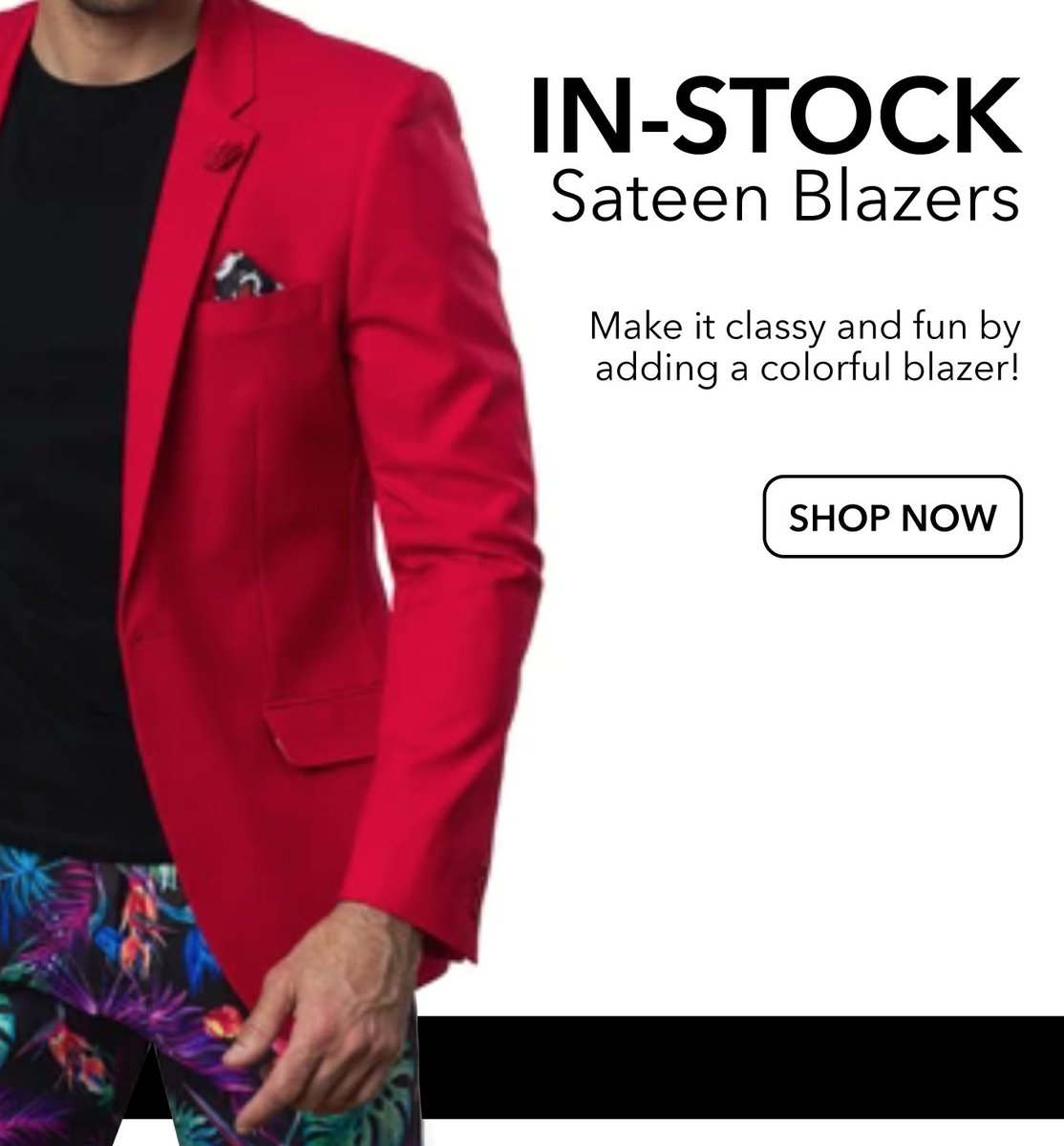 FashionMenswear's tweet image. 17 days left till CLOSING DAY! Take an extra 20% off IN-STORE &amp;amp; ONLINE suslo sateen blazers using code SUS20 at checkout! *promotion ends 3/15/20* Check them out at ow.ly/bhQz50yJxMs #boyntonbeach #bbcra #shoplocal