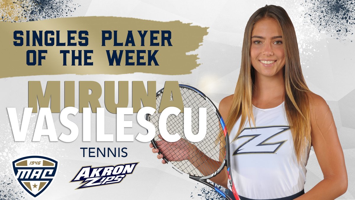 ZipsWTEN's tweet image. Akron’s Vasilescu Earns MAC Women’s Tennis Honor

gozips.com/news/2020/3/11…