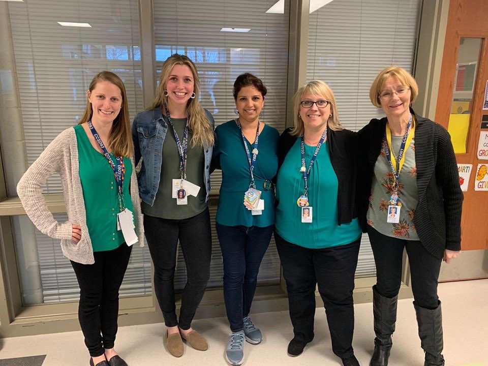 Today, staff members across <a href="/CCSD93/">CCSD93</a> honored &amp; celebrated the life of Sue Rothlisberger, a CCSD93 staff member of nearly 20 years who tragically and unexpectedly passed on 2/21, by wearing green, her favorite color. We are sending our thoughts, prayers &amp; love to her &amp; her family!