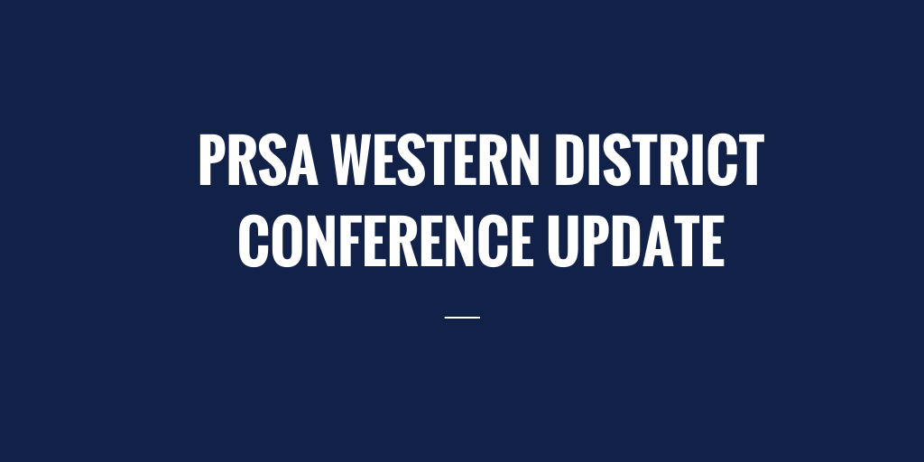 PRSAWestDist's tweet photo. Read an important update from PRSA Western District Conference Chair Rina Foster. https://t.co/mrI1C56Fb9 #prmatters https://t.co/OpmdLOu689