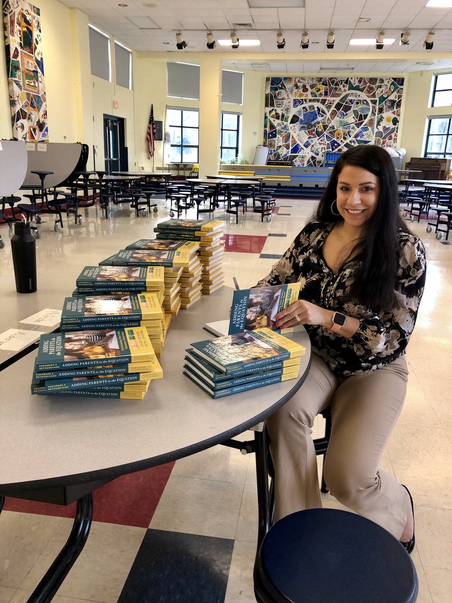 Dr_Kreisberg's tweet photo. An amazing night with the awesome @MrsRousseauMath who organized an incredible Parent Book Club. Can’t wait to support her work in #AddingParents to the Equation.
#mtbos #iteachmath #tmwyk https://t.co/AntONk2Xr6