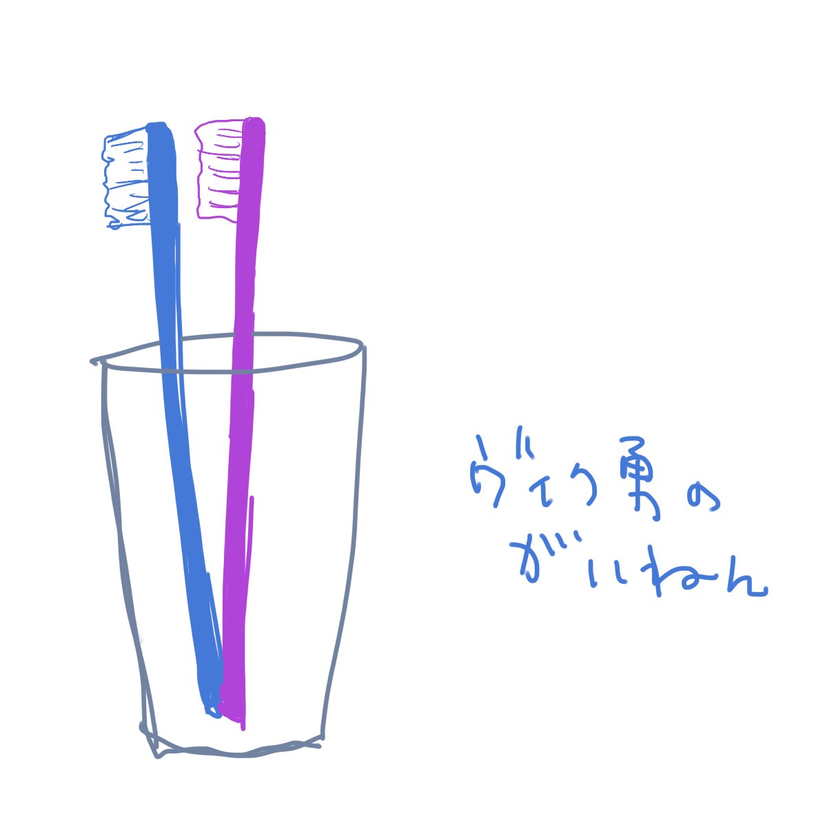 原稿とかの合間に描く謎の落書き達 