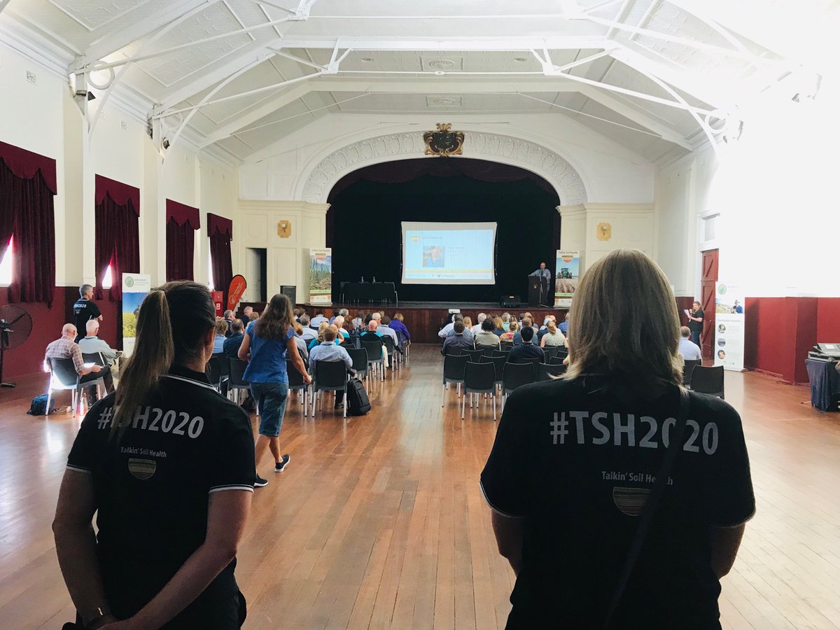 Day 2 opening at #TSH2020 great to be back in York WA #soilhealth #regenerativeagriculture #resilience #sustainable #carbon
