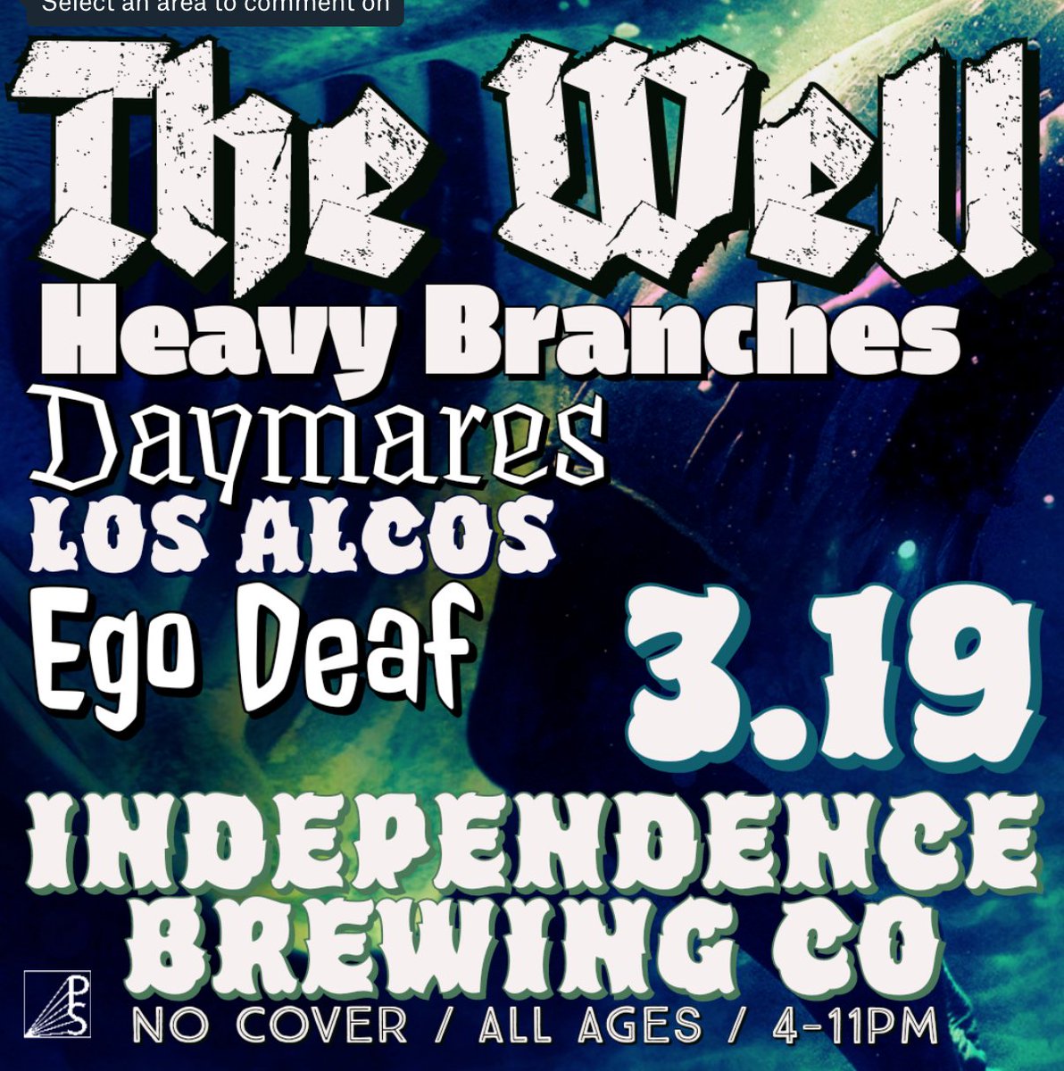 We got some killer local shows coming up, starting tomorrow.