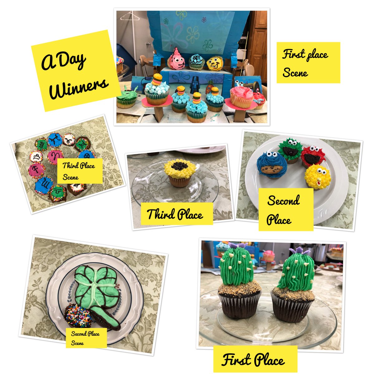 LiDebona's tweet photo. Cupcake Challenge Winners @MHSSPrincipal #MTPSpride https://t.co/QhB2OKobl1