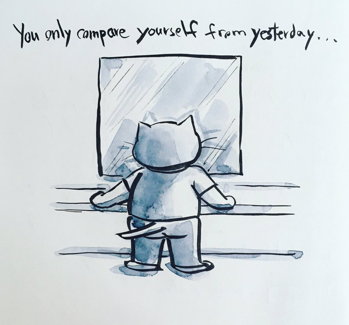 AtelierMidnight's tweet photo. You only compare yourself from yesterday.
Thank you very much for your great advice, @_ghezoart @oddvillain
*
*
*
*
*
#scbwi #childrensbookillustration #art #illustration #drawing #sketch #dailydrawing #dailysketch #adrawingaday #midnightatelier #comparingyourself #comparison https://t.co/7J2bVc6FPt