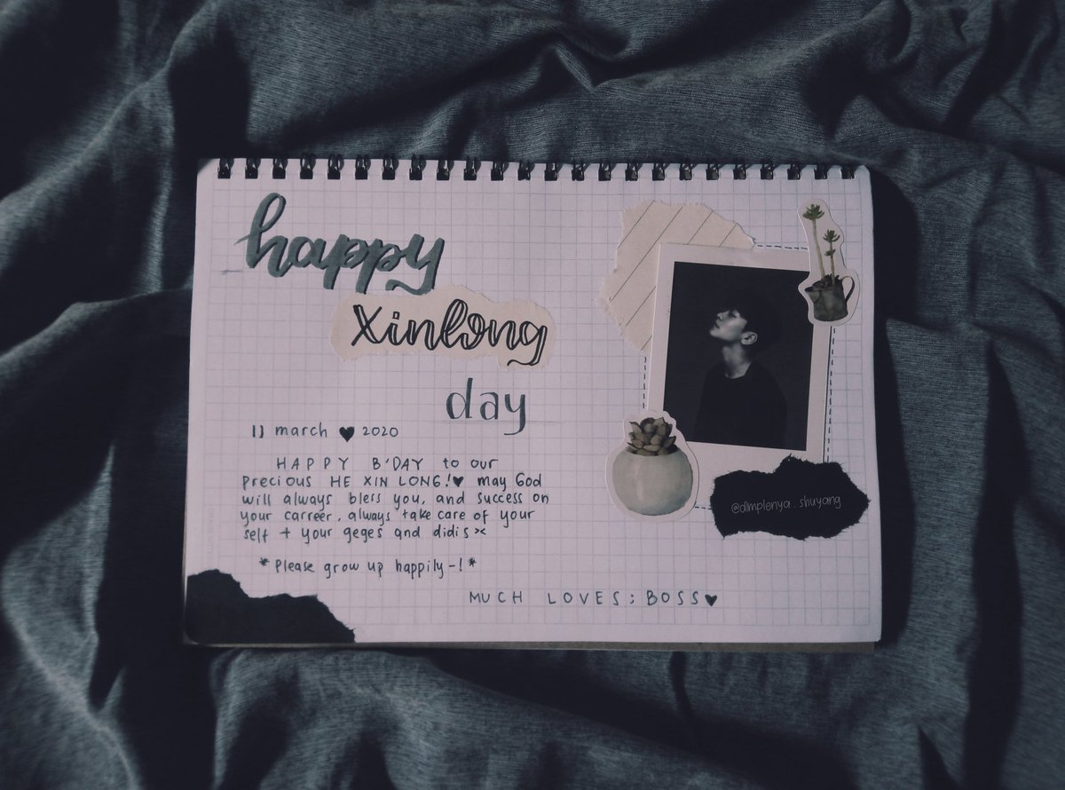 Shuyangs_cheek's tweet photo. #HappyXinlongDay
here's my simple bullet journal for xinlong's bday! HAPPY BDAY LOVELY BOIII 💖✨
@BOYSTORY_WORLD https://t.co/A0ZuslnFTJ