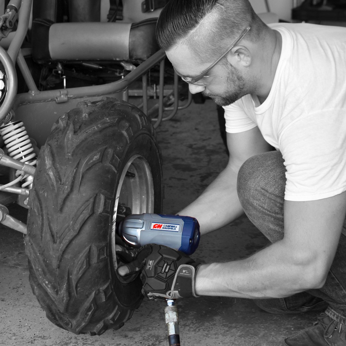 The Campbell Hausfeld GSD 1/2"" Impact Wrench has 400 lbs. of working torque to deliver power for the toughest jobs. Learn more about our XT002000 GSD tool and more at campbellhausfeld.com . #TheAirPowerExpert