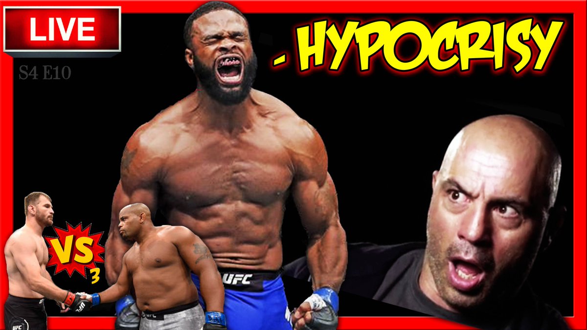 TheMMAholes's tweet photo. Tyron Woodley is attacking Joe Rogan for his commentating... and we're here to talk about it!

Join us LIVE right now, here, and let's discuss: https://t.co/cWI9rSOKfm

#mma #mmatwitter #ufc #ufclivestream #mmalivestream #ufcfightnight170 #ufc248 #stipevsdc3 https://t.co/BBJnL3hfHs
