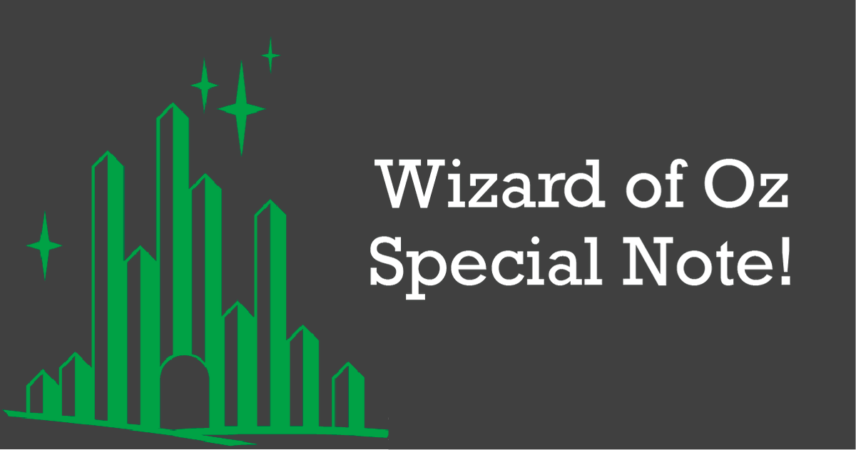 ghhsfab's tweet photo. Wizard of Oz Special Note!
We are very excited to present our 2020 spring musical, The Wizard of Oz, for you this weekend! Please read the Wizard of Oz Special Note on our home page. https://t.co/iPi4WBvGvR https://t.co/jM5Qh41hPn