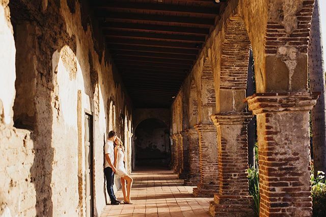 When you shoot at a place as beautiful as the Mission, everywhere you go is beautiful, but this spot is always one of my favorites. I just love how the light is hitting them in this shot. ift.tt/39VcHVq