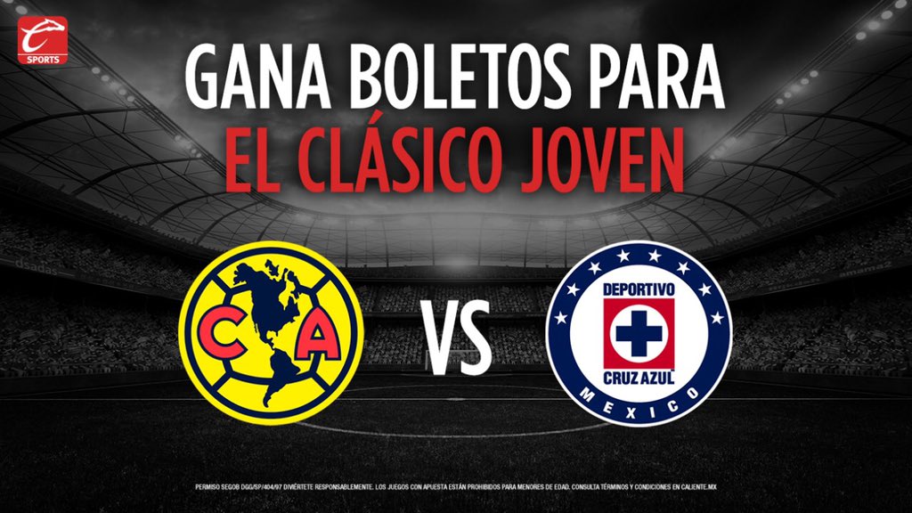calientesports's tweet photo. 🚨GIVEAWAY🚨

¡Gana uno de los TRES PASES DOBLES para el AMÉRICA vs CRUZ AZUL! 🦅⚽️🚂

1⃣ Dale 🔁 y ❤ 
2⃣ Sigue a @calientesports 
3⃣ Cuéntanos tu mejor recuerdo en el #ClásicoJoven, con el HT #MásAcciónMásDiversión🔥
 
¡Los ganadores serán los mensajes más creativos! 😏🧠 https://t.co/pMuTn6S7tD