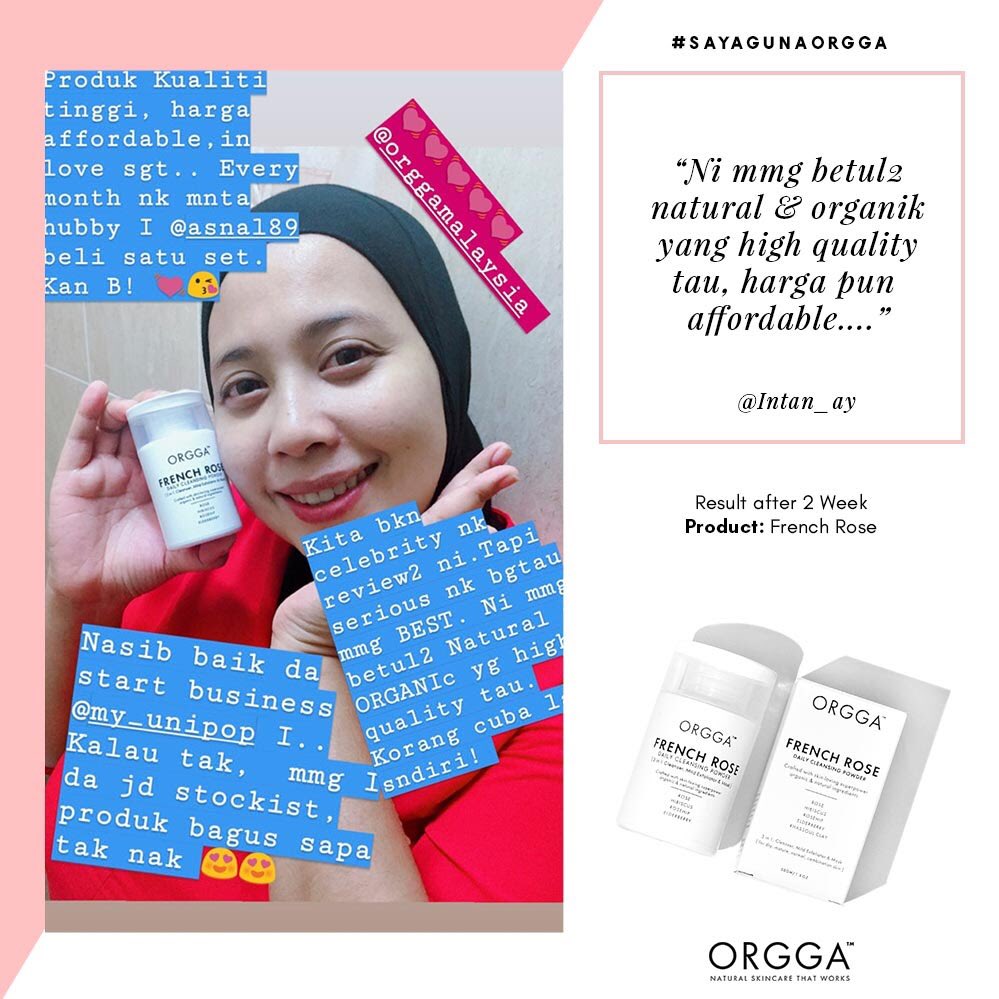 OrggaMalaysia's tweet photo. #OrggaFeedback | We use the best of Natural and Organic ingredients just for our lovely Orggababies....... Awhh love to hear your honest review of our Daily Cleansing Powder 💓 [3in1] - Cleanser, mild exfoliate and mask https://t.co/LMobYXkqcj