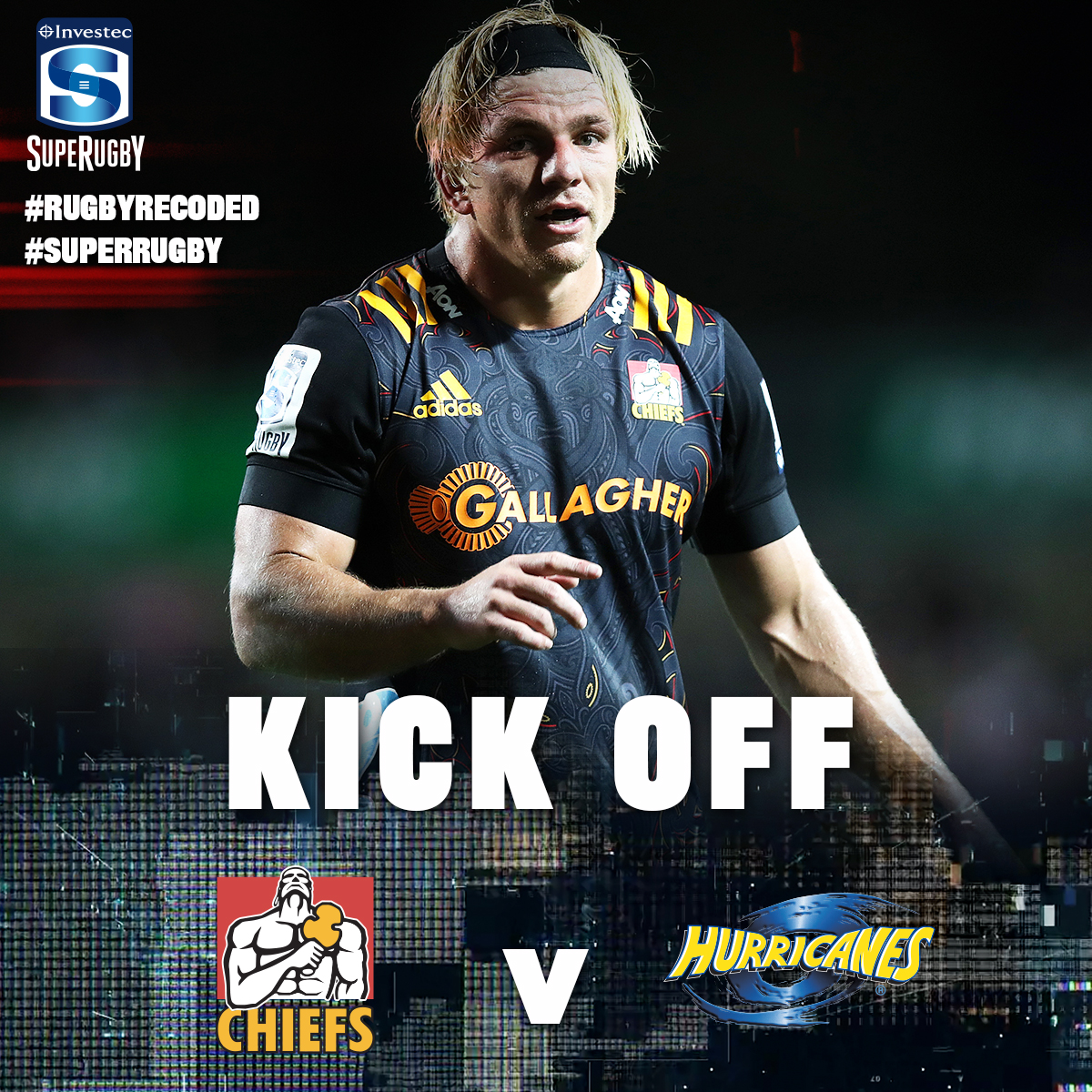 SuperRugbyNZ's tweet photo. This is going to be gooooood!!
Make sure you're tuned into @skysportnz now!
#CHIvHUR #RugbyRecoded https://t.co/OzcBs4xzbR