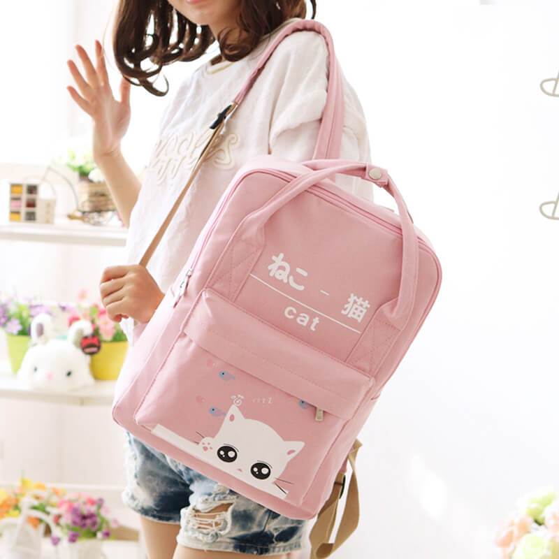 Puerh_Cha's tweet image. #Kawaii Cute #Neko Cat #CanvasBackpack | ow.ly/md5n50yJ3RS | 𝑬𝒏𝒕𝒆𝒓 𝒎𝒚 𝑪𝑶𝑫𝑬 KinoDabbles 𝒂𝒕 𝒄𝒉𝒆𝒄𝒌𝒐𝒖𝒕 𝒕𝒐 𝒈𝒆𝒕 10% OFF! ┐(￣ヘ￣)┌ヽ(´ー` )┌  𝑾𝒉𝒊𝒍𝒆 𝑺𝒖𝒑𝒑𝒍𝒊𝒆𝒔 𝑳𝒂𝒔𝒕!