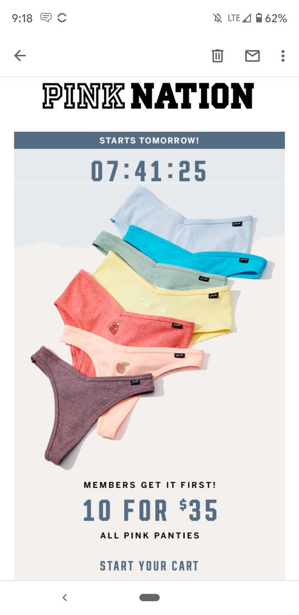 AbbeySovitch's tweet photo. Yeah stores may be running out of toilet paper, but Vicky S is having a panty party sale tomorrow and I may now have a legitimate excuse to add to my excessive underwear collection. I've prepared my whole life for this. 🩲🙌🏽 https://t.co/el0mzfXVXM