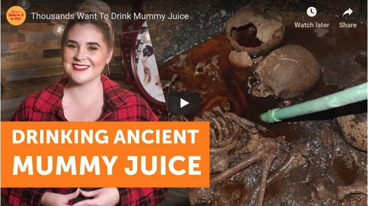 Fr4nc3's tweet photo. I am pretty sure that people drank the mummy juice, and that is why we have the Cheeto monster and coronavirus #Coronalypse https://t.co/2P1qybUGZH