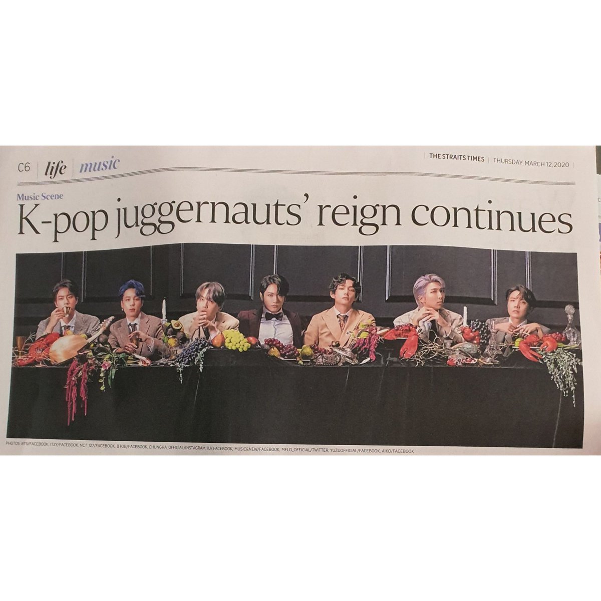 BeyondThe7Stars's tweet photo. Today on our sunny island! The boys appeared in the "Life" section of @STcom 🤓🤩 @BTS_twt 

#BTS #BTSARMY #BoyWithLuv #mots7 #MAP_OF_THE_SOUL_7 #방탄소년단 #RM #NAMJOON #JIN #SEOKJIN #SUGA #yoongi #JHOPE #hoseok #JIMIN #BTSV #TAEHYUNG #JUNGKOOK #BlackSwanMV #ShadowBySUGA #kpop https://t.co/sQKSDBpc3r