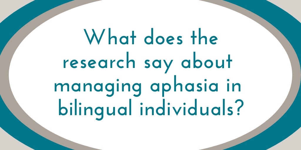 ASHAWeb's tweet photo. Evidence Map Moment: How should clinicians manage assessment &amp; treatment for individuals with aphasia who are also bilingual? Check out ASHA’s Aphasia Evidence Map to find up-to-date, summarized research! https://t.co/7twCm9kK1u #ASHAebp #slpeeps #slp2b #aphasia #bilingual https://t.co/ArRQRywwza