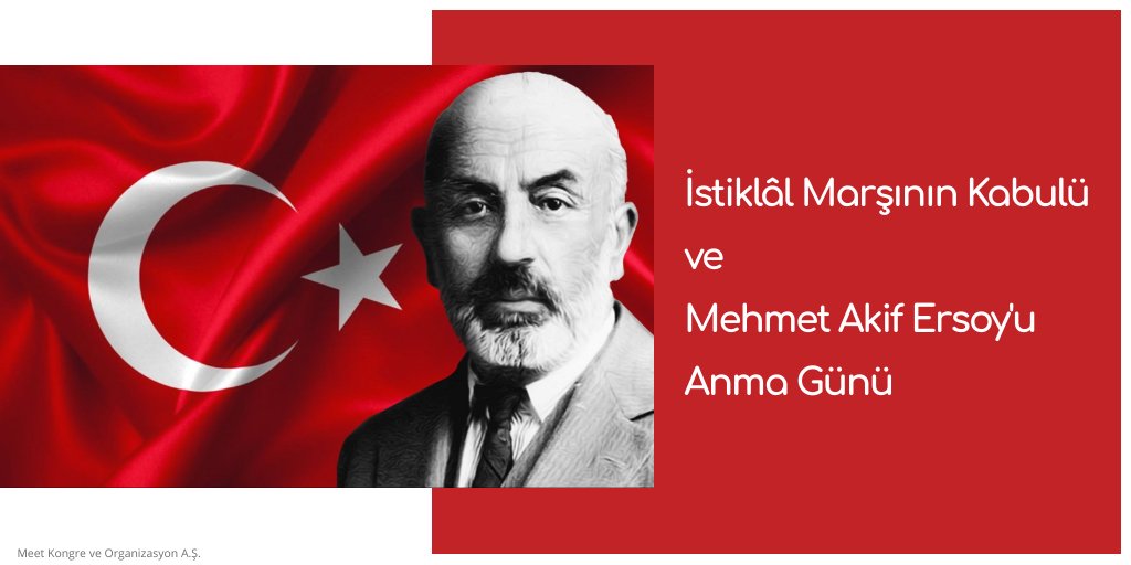 meetkongre's tweet photo. İstiklâl Marşımızın TBMM tarafından kabulünün 99. yıl dönümünde Gazi Mustafa Kemal Atatürk ve silah arkadaşlarını, Mehmet Akif Ersoy’u, aziz şehitlerimizi ve kahraman gazilerimizi rahmet ve minnetle anıyoruz. #istiklalmarşı #mehmetakifersoy #istiklalmarşınınkabulü #12mart https://t.co/VQbn5Av2Ul