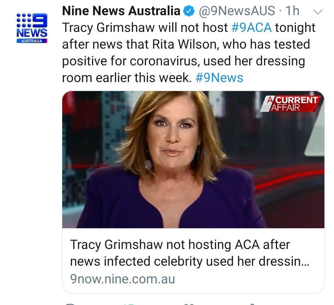 pepeMcGee's tweet image. #Coronavirusaustralia #ChannelNine