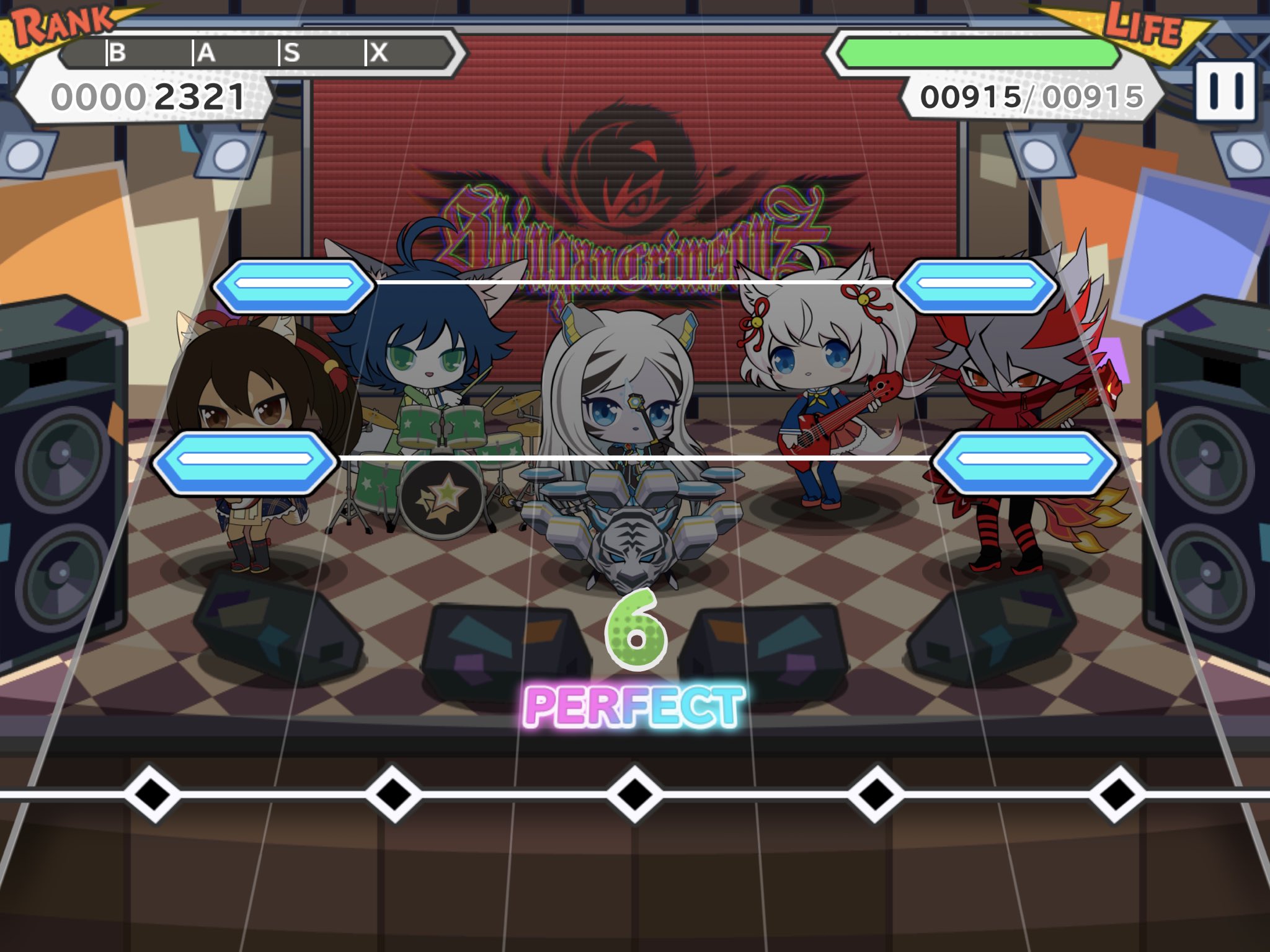 寺島壽久 ゲームキャストの中の人 Ar Twitter Show By Rock の新アプリ 可愛いキャラから俺好みの男キャラまで揃っているし リズムゲーム部分もきっちりしとるし 久々にやりそう 最後の一枚は 俺が好きな別ゲーの男キャラ こういうツンツンかつやや厨二系好き