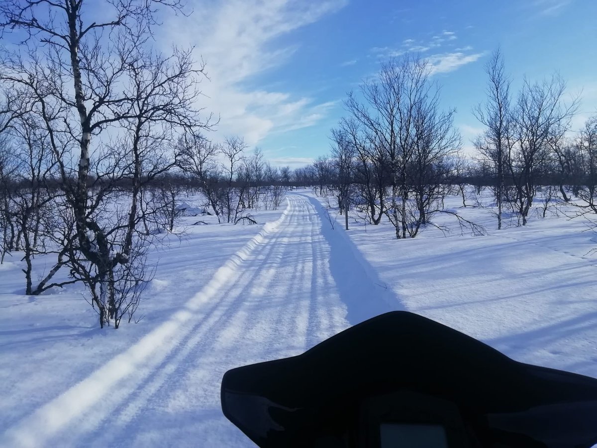 KMhansabar's tweet photo. This picture is from the official #snowmobile #trail between #karigasniemi and Ivalo 😎 the more fun route to our #hotel ❄

#utsjoki #lapland #Finland #exploreutsjoki #visitfinland #onlyinlapland #laplandfinland #nofilter #nature #wilderness #arctic #outdoors #winter https://t.co/ZrhuBiRVqz