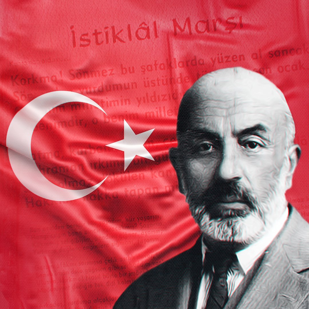 İstiklal Marşımızın kabulünün 99. yılında Milli Şairimiz Mehmet Akif Ersoy’u, şehit ve gazilerimizi saygı ve minnetle anıyoruz. 🇹🇷