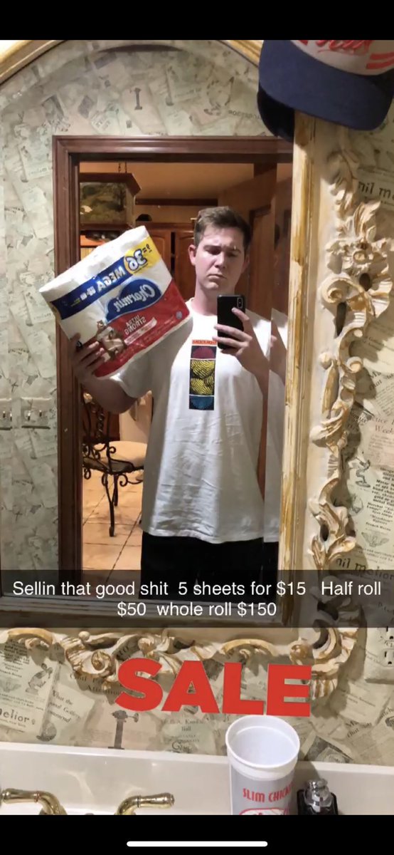 ericvanderdusse's tweet photo. Coronavirus toilet paper shortage ? HML #CoronavirusPandemic https://t.co/gG1ldt43Ii